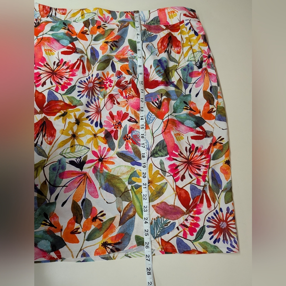 RipSkirt Hawaii Wrap Skirt Length‎ 3 Wildflower Watercolor Beach Cover Up - Picture 15 of 16